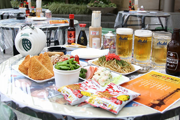 おつまみ｜「昭和」がテーマのビアガーデン、チーカマ・チューチューアイス・ホッピーを堪能 - 六本木ハイアットで