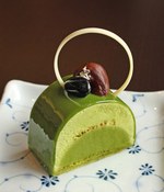 京都ホテルオークラの「濃茶ムース」 - 京都の老舗「一保堂」の抹茶を使用｜写真3