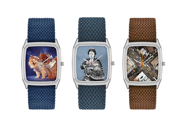 パリのウォッチ「ラプス(LAPS)」日本上陸 - ケースに犬や女武芸者、NYの上空図をデザイン