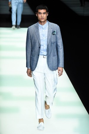 ジョルジオ アルマーニ  2018年春夏コレクション - 紳士が纏うエレガントな清涼感｜写真65