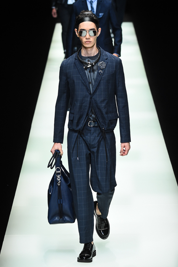 エンポリオ アルマーニ(EMPORIO ARMANI) 2018年春夏メンズコレクション シルエット - 写真6