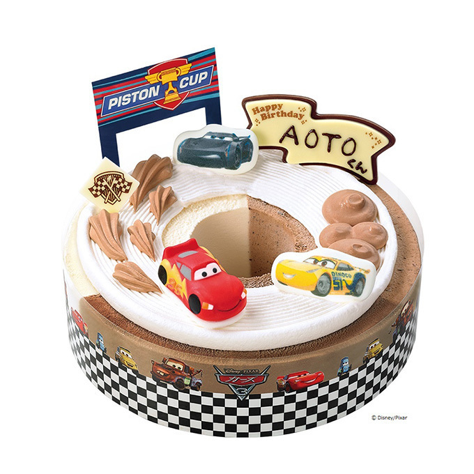 サーティワンからディズニー ピクサー カーズ のアイスケーキ サーキットに マックィーン 登場 ファッションプレス