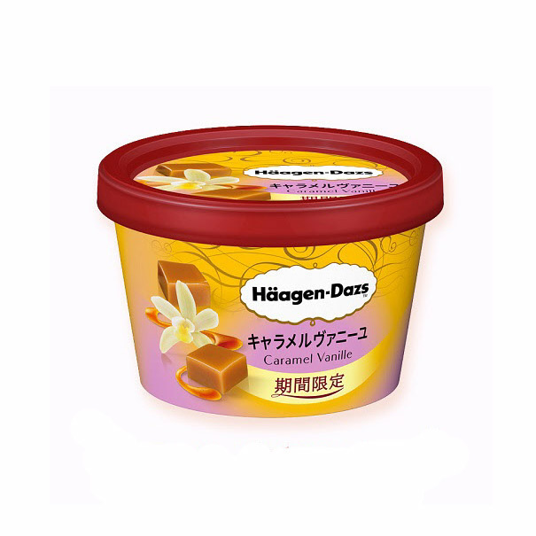 ハーゲンダッツ新ミニカップ「キャラメルヴァニーユ」キャラメル