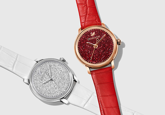 スワロフスキー・ウォッチの新作、約2,000個のクリスタルが輝く腕時計