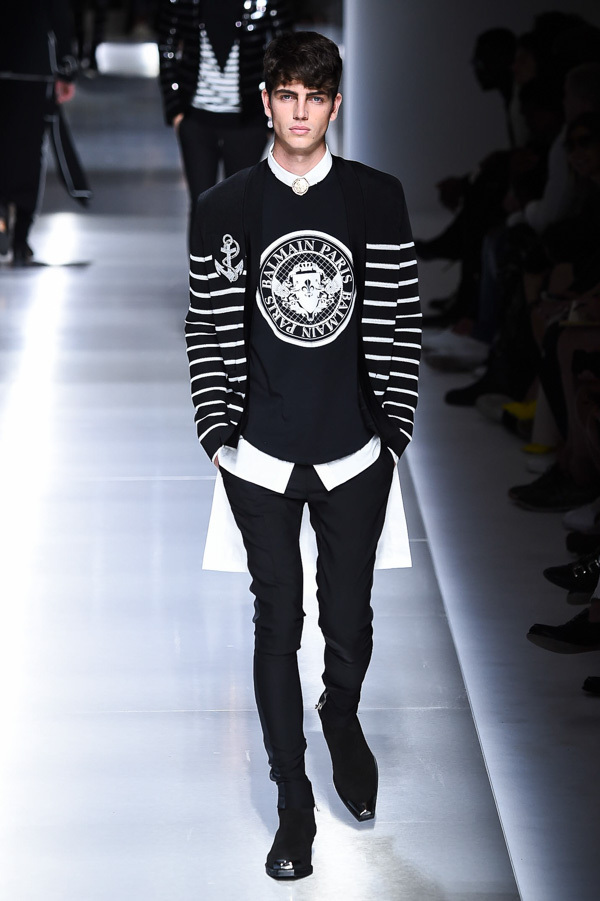 バルマン(BALMAIN) 2018年春夏ウィメンズ&メンズコレクション シルエット - 写真33