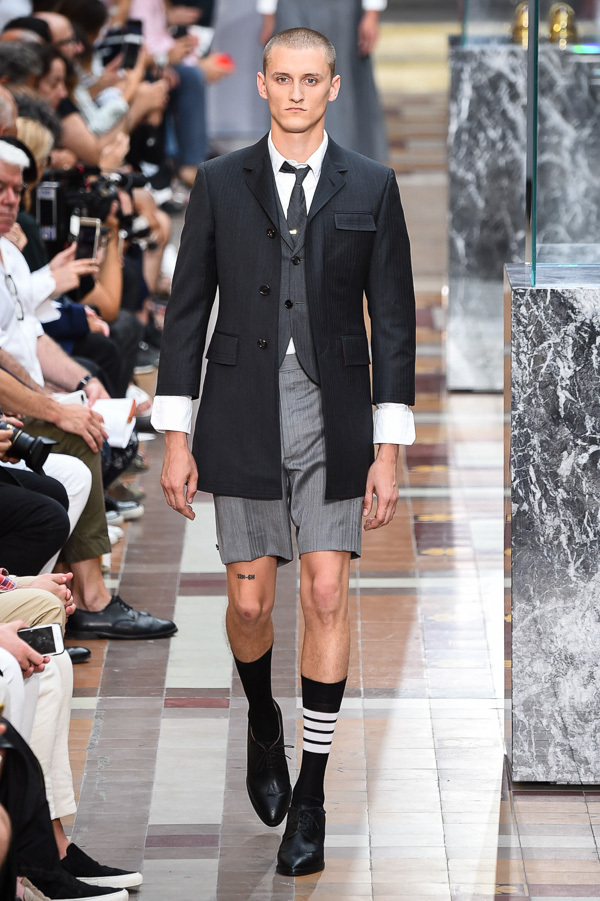 トム ブラウン(THOM BROWNE) 2018年春夏メンズコレクション シルエット - 写真3