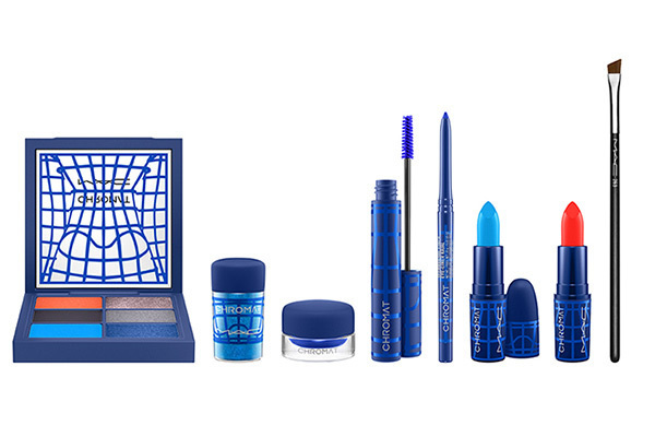 M·A·C×ファッションブランド「クロマット」アクアブルーのリップスティックで”近未来フェイス”に