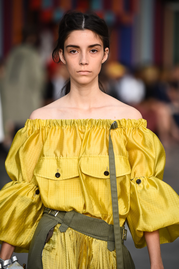 SACAI サカイ 2018SS Resort ミリタリーフリンジワンピース SACAI サカイ 2018SS Resort ミリタリーフリンジワンピース