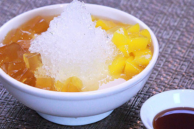 春水堂「愛玉マンゴーかき氷豆花」