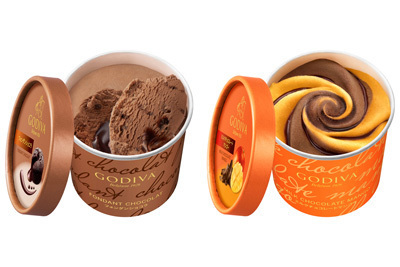 ゴディバ「フォンダンショコラ」「ミルクチョコレートマンゴー」