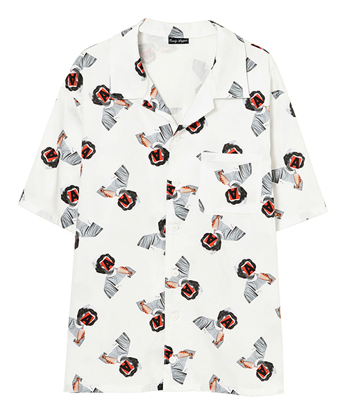 キャンディストリッパー×とんだ林蘭、“シュールなナース”をデザインしたTシャツや半袖シャツ｜写真5