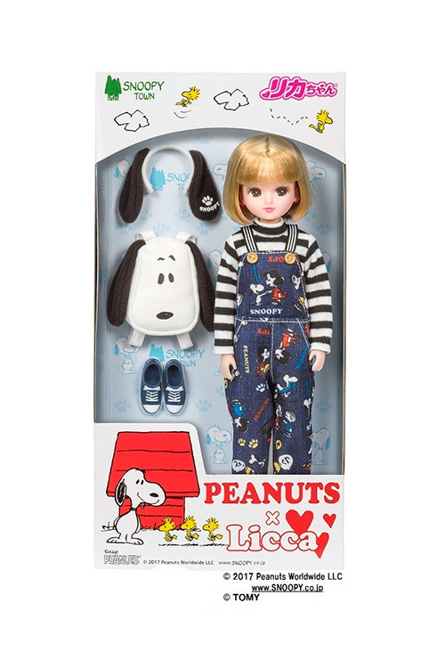 スヌーピー リカちゃん スヌーピーリュックを背負ったpeanutsとの限定コラボドール ファッションプレス