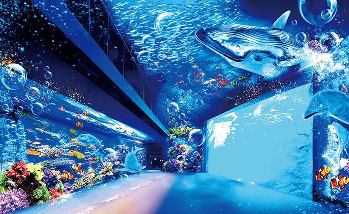 仙台うみの杜水族館が進化、プロジェクションマッピングで「映像×音楽×生きもの」360°大パノラマの海｜写真1
