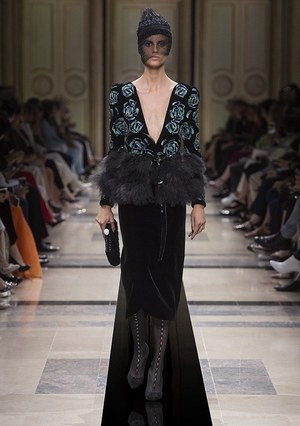 ジョルジオ アルマーニ プリヴェ17年秋冬オートクチュールコレクション - 花と夜空が誘う神秘の世界｜写真30