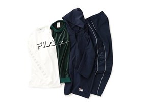 フィラ ホワイトライン×アンルート第2弾、90年代のロゴを配したベロアスウェットや天竺Tシャツ