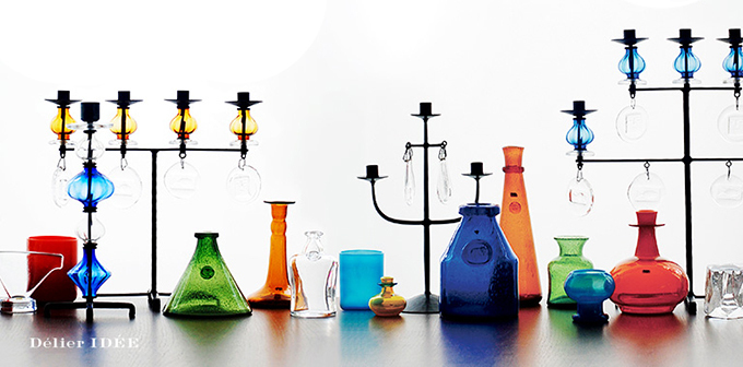 “北欧ガラスの革命児”エリック・ホグランの展示会が新丸ビルで開催 - 食器や花瓶などを販売 | 写真