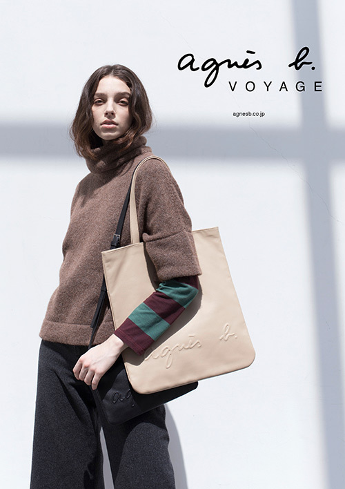 agnes b. VOYAGE アニエスベーボヤージュ レザー トートバッグ-