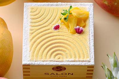 サロン アダム エ ロペ、夏の新スイーツ - カクテル風の大人な夜パフェや枡型のトロピカルパフェなど