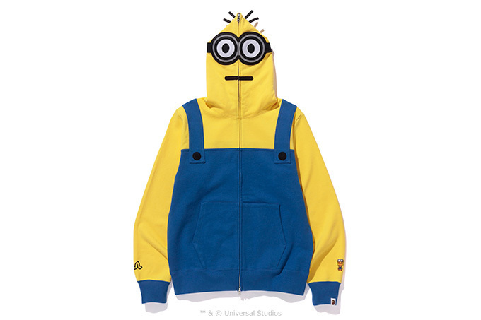 ベイプ 映画 怪盗グルーのミニオン大脱走 ミニオンなりきりパーカーなどコラボアイテム発売 ファッションプレス