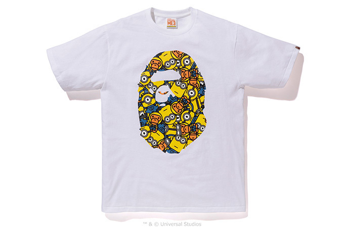 怪盗グルーのミニオン大脱走　美品　BAPE Tシャツ　ミニオンコラボ　Ｌサイズ