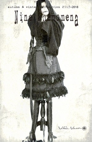 アリスアウアア 2017-18年秋冬コレクション、北欧神話の”戦”の巫女のように力強く美しく|写真8