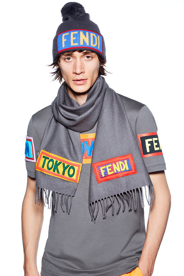 フェンディ ドーバーストリートマーケット銀座限定 マフラー DSM FENDI-