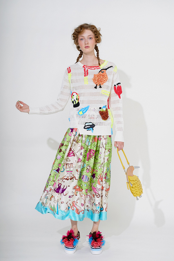 ツモリチサト(TSUMORI CHISATO) 2018年リゾートウィメンズコレクション  - 写真15