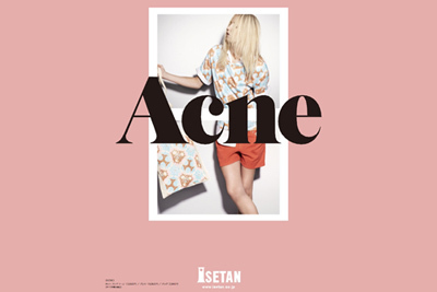 アクネから新宿伊勢丹ポップアップストアで限定商品が発売