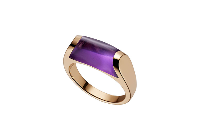 BVLGARI ミューザ マザーオブパールPGリング