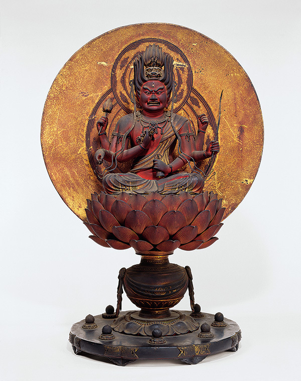 重要文化財「愛染明王坐像」奈良・西大寺(大阪展 8/29~9/24展示)、画像提供:奈良国立博物館(撮影:森村欣司)※山口展では半期展示