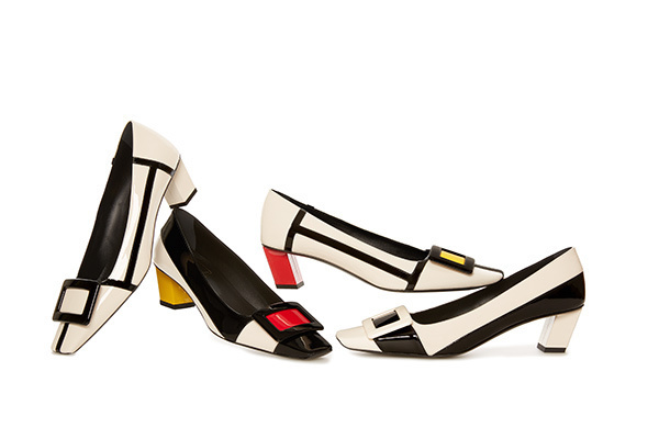 フランス映画｜ロジェ ヴィヴィエ日本限定バックルシューズ「ベル ヴィヴィエ」 - モンドリアン調フレンチスタイル