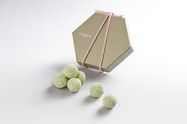 トリュフ｜ずんだ餅をモチーフにした新作チョコレート「ショコラ de ずんだ」、ウェスティンホテル仙台から発売