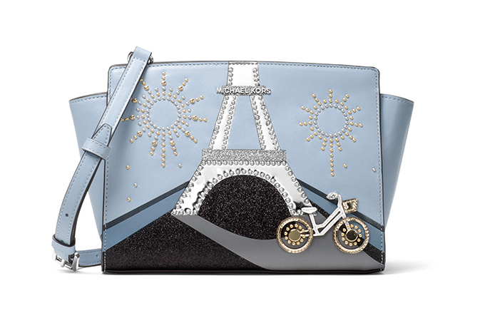 マイケル マイケル・コースの新作バッグ「セルマ・ノベルティ」パリやNYなど4都市の象徴をモチーフに | 写真
