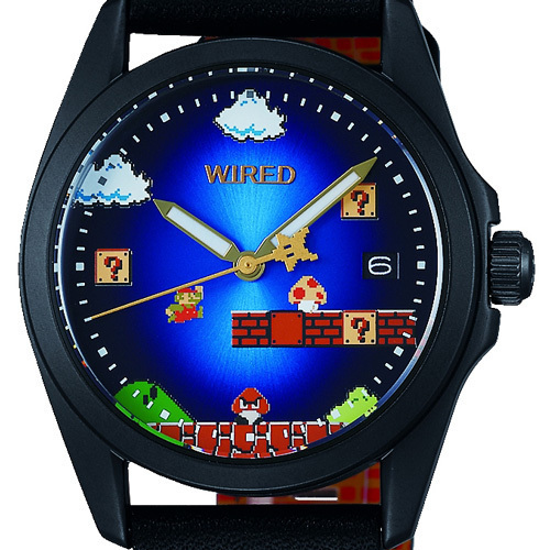 スーパーマリオブラザーズコラボの腕時計、セイコーより発売  - ゲームの1‐1面が文字盤に｜写真3