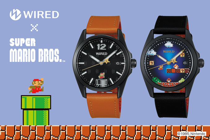 スーパーマリオブラザーズコラボの腕時計、セイコーより発売  - ゲームの1‐1面が文字盤に | 写真