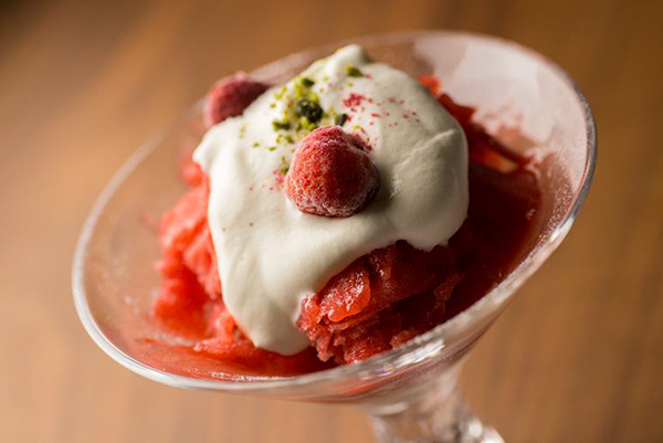 デリカテッセン｜ピルエットによる「大人のデザートかき氷」モンブランやショートケーキがそのままかき氷に