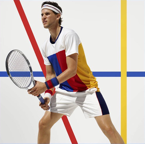 アディダス×ファレル・ウィリアムスのテニスウェア、70年代のテニススタイルが着想源のカラーブロック | 写真