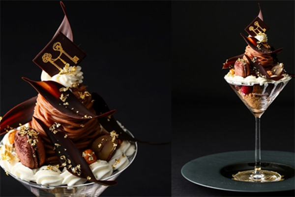 「トリュフ薫るモンブランパフェ」