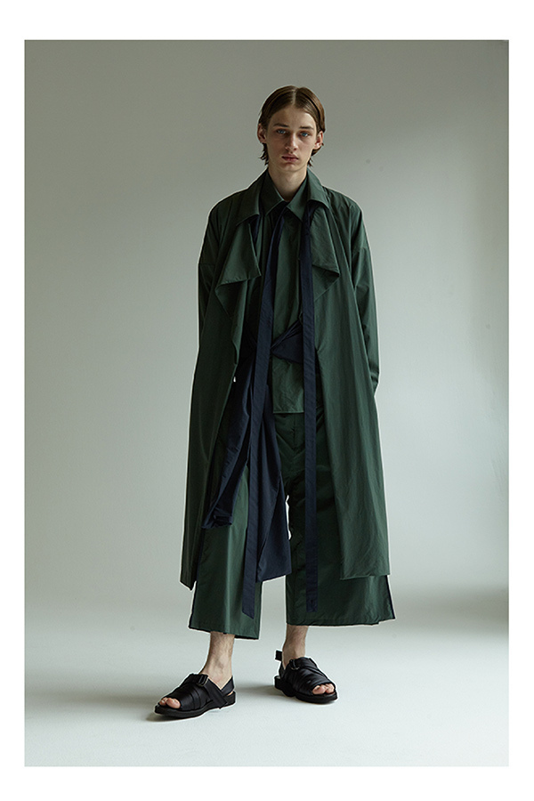 シセ 2018年春夏｜male トレンチコート