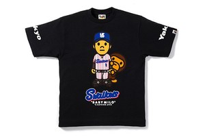 ベイプ×東京ヤクルトスワローズ、つば九郎＆山田哲人のプリントTシャツ