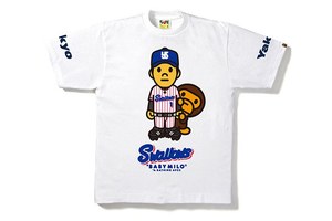 ベイプ×東京ヤクルトスワローズ、つば九郎＆山田哲人のプリントTシャツ発売｜写真4
