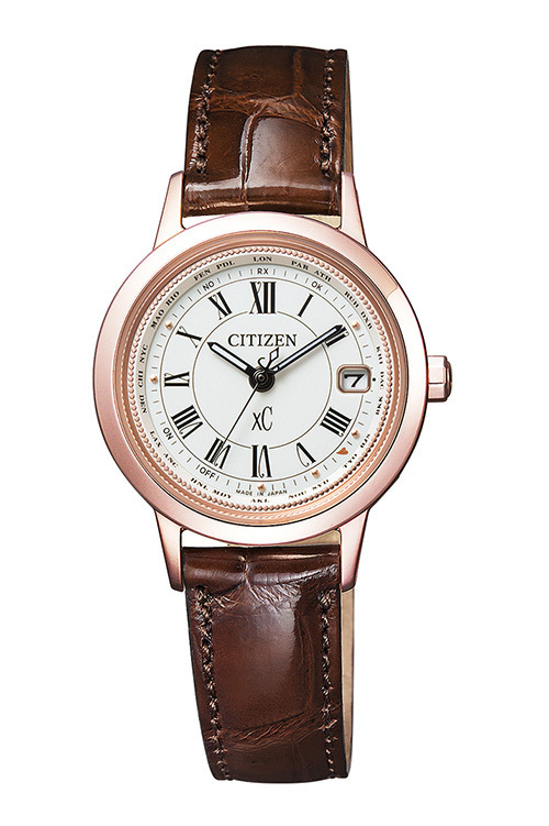 シチズンから、サクラピンクの腕時計「シチズン クロスシー」新作モデル - アラビア数字を初採用 | 写真