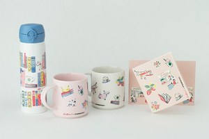 スタバ×キャス キッドソン、コラボステンレスボトルやマグカップを日本 