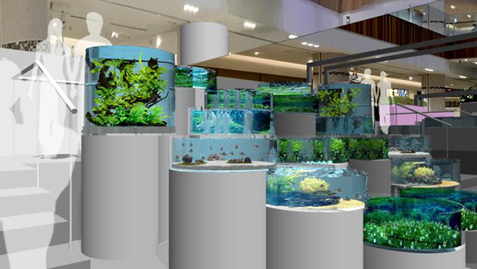 生物×アートで創る自然の水槽世界「グリーンアクアリウム展」がグランツリー武蔵小杉で開催｜写真2