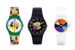 スウォッチの新作時計、銀世界を彷彿させるオールホワイト＆現代アート風の色彩豊かなウォッチ｜写真1