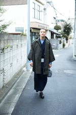 COMOLI Y.&SONS別注 フーデッドコート COMOLI Y.&SONS別注 フーデッドコート メンズきものテーラーY
