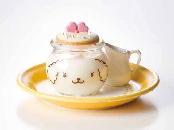 ポムポムプリンカフェ“枡”入り抹茶ティラミスがセットに、フォトジェニックな和スイーツとコラボ｜写真10