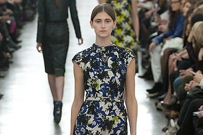 2012-13年秋冬ロンドンコレクション｜アーデム(ERDEM) 2012-13年秋冬コレクション - 万華鏡のように美しく輝くレースドレスが圧巻