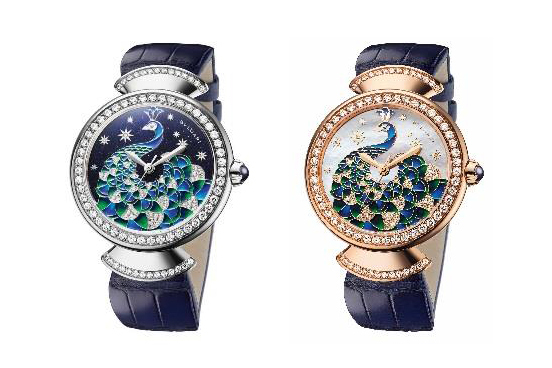 ブルガリの新作ウォッチ「ディーヴァ ドリーム パヴォーネ」空を舞う孔雀を表現、135粒のダイヤモンド