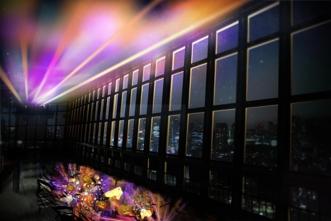 東京タワー大展望台がハロウィン仕様に - NAKED Inc.のデジタル演出で楽しむ夜景×ハロウィン｜写真3